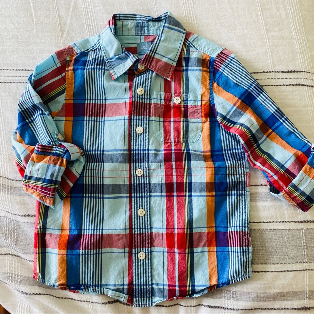Gap Plaid Button Down